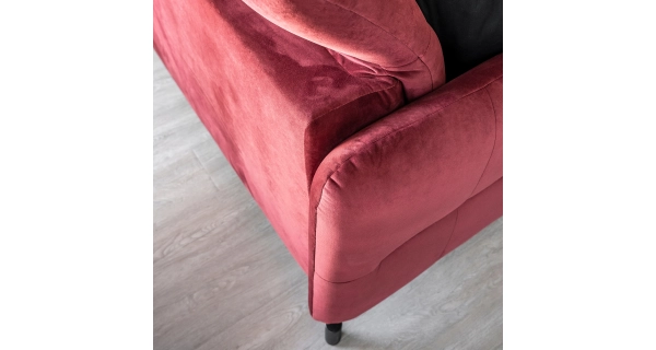 Rohová sedačka CLAVATA, levá, středně šedá