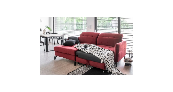 Rohová sedačka CLAVATA, levá, světle šedá