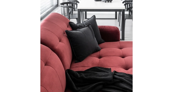 Rohová sedačka CLAVATA, pravá, středně šedá