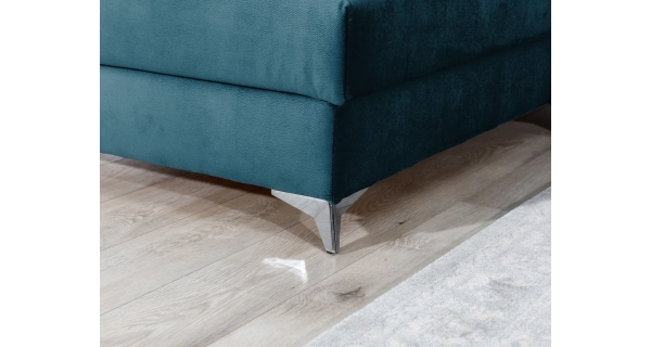 Rohová sedačka CURRAN 21, levá, modrá látka