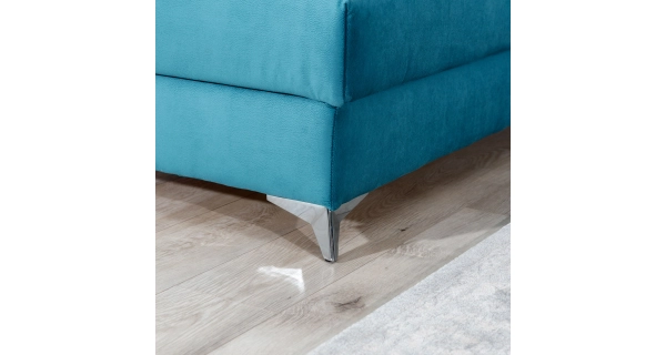 Rohová sedačka CURRAN 3, levá, béžová látka