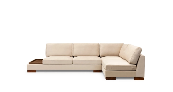 Rohová sedačka DARIUS, pravá, béžová