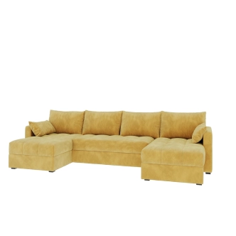 Rohová sedačka do U ALISTAIR, hořčicová MI08