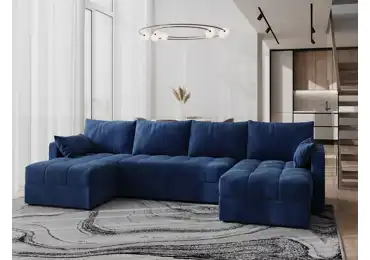 Rohová sedačka do U ALISTAIR, modrá MI12