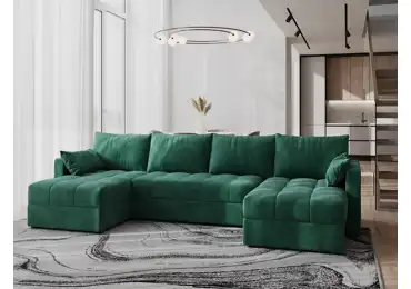 Rohová sedačka do U ALISTAIR, zelená MI09