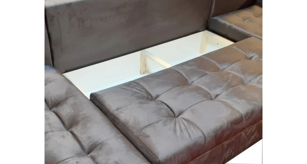 Rohová sedačka HELVEN U, látka antracit