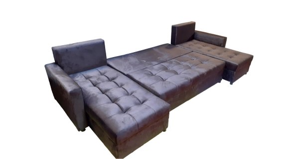 Rohová sedačka HELVEN U, látka antracit