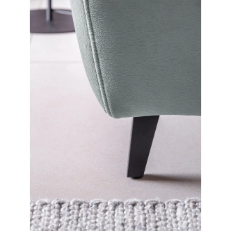 Rohová sedačka INMUTEF 17, pravá, světle šedá látka