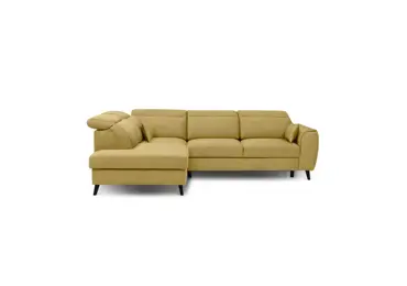 Rohová sedačka INMUTEF 42, levá, krémová látka