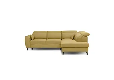 Rohová sedačka INMUTEF 42, pravá, krémová látka