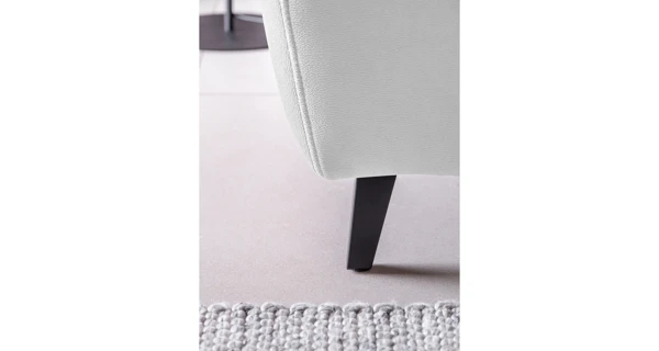 Rohová sedačka INMUTEF 43, pravá, bílá látka