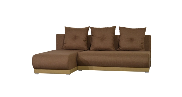 Rohová sedačka KAISON 21, hnědá/béžovohnědá