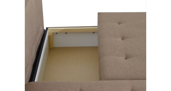 Rohová sedačka KAISON 21, hnědá/béžovohnědá