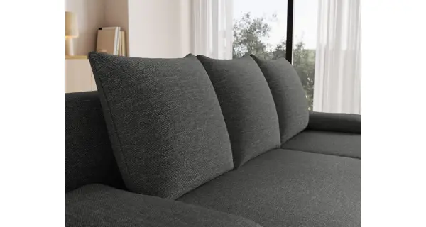 Rohová sedačka MARGATE 03, světle šedá látka