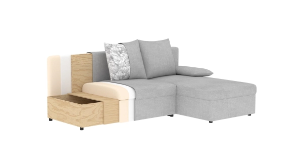 Rohová sedačka MARGATE 07, modrá látka