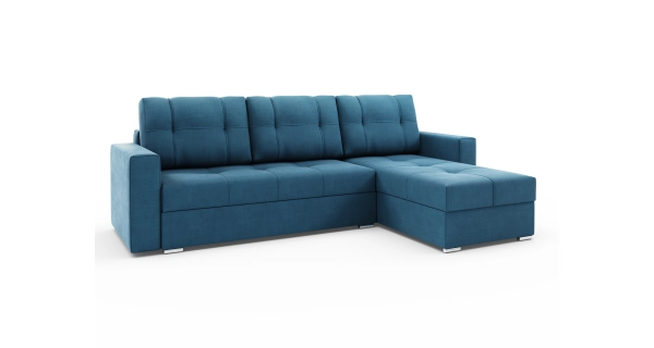 Rohová sedačka MIKARI, modrá