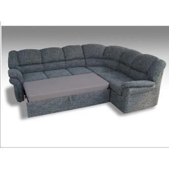 Rohová sedačka MUSTELIN 2 pravá, světle šedá látka