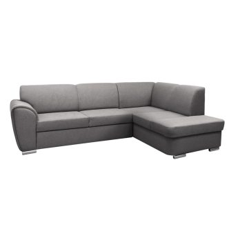 Rohová sedačka SALIDA, pravá, šedá