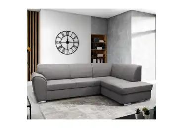 Rohová sedačka SALIDA, pravá, šedá