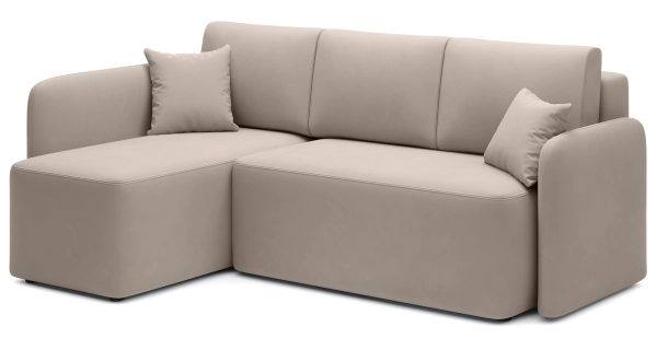 Rohová sedačka TOPIC, béžová, levá