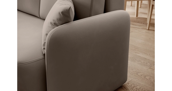 Rohová sedačka TOPIC, béžová, levá