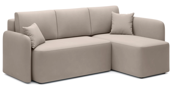 Rohová sedačka TOPIC, béžová, pravá