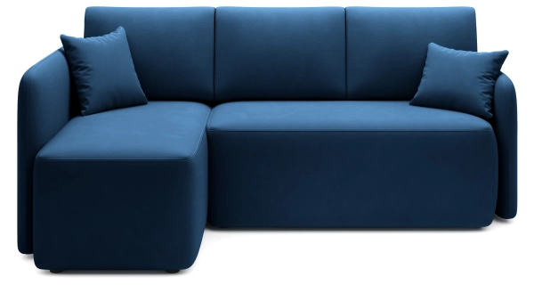 Rohová sedačka TOPIC, modrá, levá