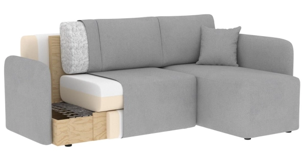 Rohová sedačka TOPIC, modrá, pravá