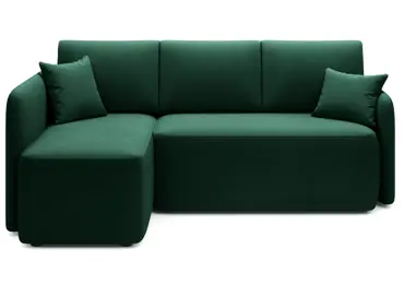 Rohová sedačka TOPIC, zelená, levá