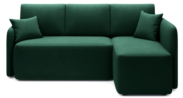 Rohová sedačka TOPIC, zelená, pravá