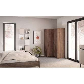 Rohová skříň TEKEN 2D NAR, dub lefkas