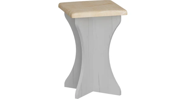 Rohový jídelní set BUREWALA s taburety, craft bílý/látka Monaco, 5 let záruka