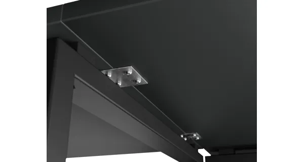 Rohový spojovací prvek pro stoly NEJBY GIANNI PREMIUM, antracit