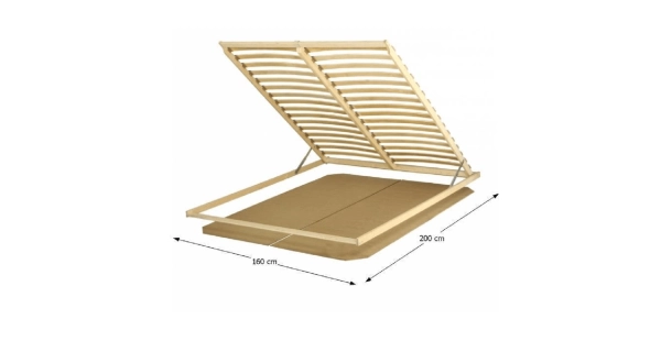 Rošt GRANTI 160x200 s úložným prostorem