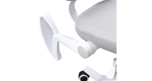 Rostoucí židle ISANA s podnoží a šlemi, šedá/bílá