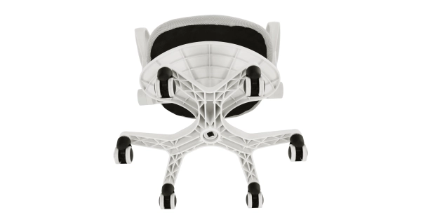 Rostoucí židle ISANA s podnoží a šlemi, šedá/bílá