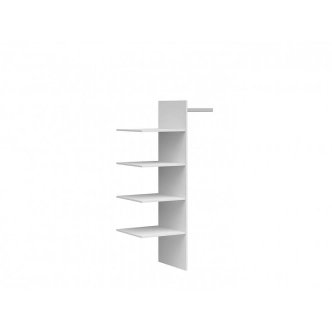 Rozdělovač do šatní skříně GIUSEPPE, bílá