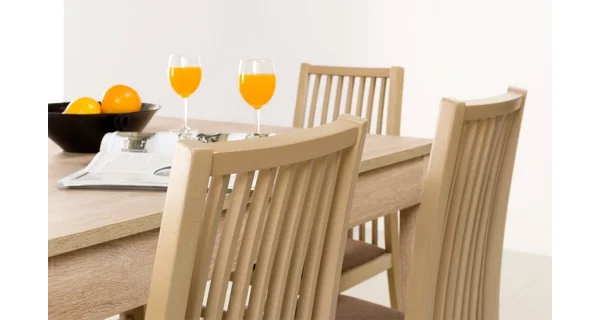 Rozkládací jídelní stůl CHEDEN, dub sonoma