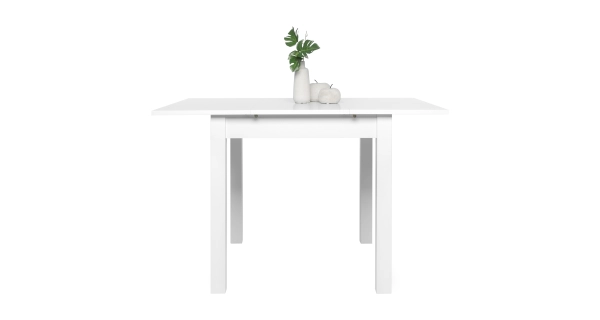 Rozkládací jídelní stůl CIRILO, bílý