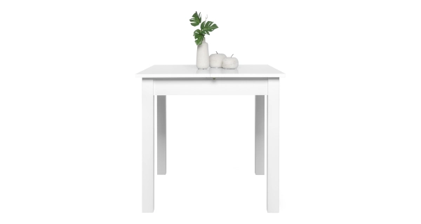 Rozkládací jídelní stůl CIRILO, bílý