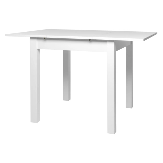 Rozkládací jídelní stůl CIRILO, bílý