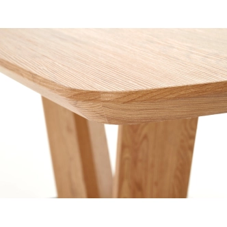 Rozkládací jídelní stůl DILUTA, dub zlatý/černá