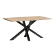 Rozkládací jídelní stůl FRAGILIS 120x80 cm, dub artisan