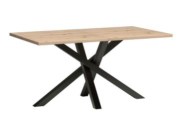 Rozkládací jídelní stůl FRAGILIS 160x90 cm, dub artisan