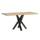 Rozkládací jídelní stůl FRAGILIS 160x90 cm, dub artisan