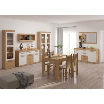 Rozkládací jídelní stůl GATTON, dub artisan, 5 let záruka