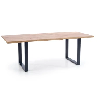 Rozkládací jídelní stůl GURUVE typ I, dub wotan