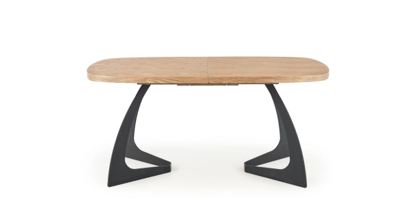 Rozkládací jídelní stůl ISADORA, dub/černá