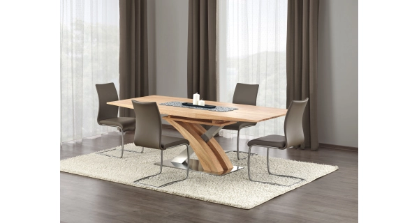 Rozkládací jídelní stůl KEPA, dub zlatý