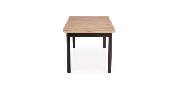 Rozkládací jídelní stůl LIZA, dub artisan/černý